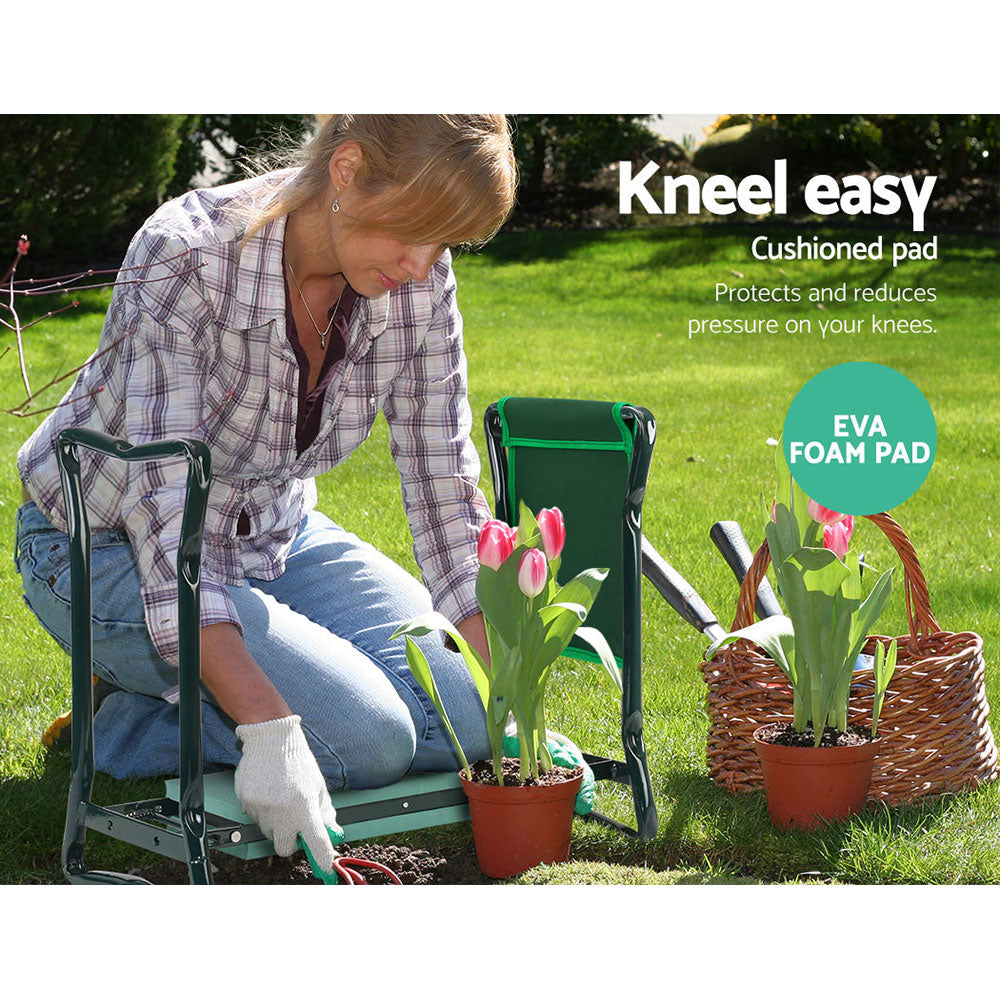 _label_, DSZ Product, feed-cond-new, feed-sl-free shipping, free-shipping, newGardeon Garden Kneeler 3 - In - 1 Padded Seat Stool Outdoor Bench Knee Pad Foldable - Premium Furniture > Outdoor > Outdoor Benches from Gardeon ! Shop Online Buy Now at S & D's Value Store Family Business Best Customer Service_label_, DSZ Product, feed-cond-new, feed-sl-free shipping, free-shipping, new