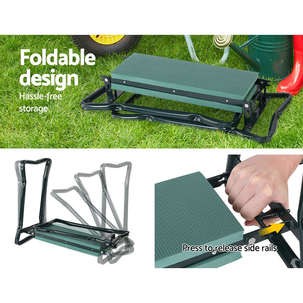 _label_, DSZ Product, feed-cond-new, feed-sl-free shipping, free-shipping, newGardeon Garden Kneeler 3 - In - 1 Padded Seat Stool Outdoor Bench Knee Pad Foldable - Premium Furniture > Outdoor > Outdoor Benches from Gardeon ! Shop Online Buy Now at S & D's Value Store Family Business Best Customer Service_label_, DSZ Product, feed-cond-new, feed-sl-free shipping, free-shipping, new