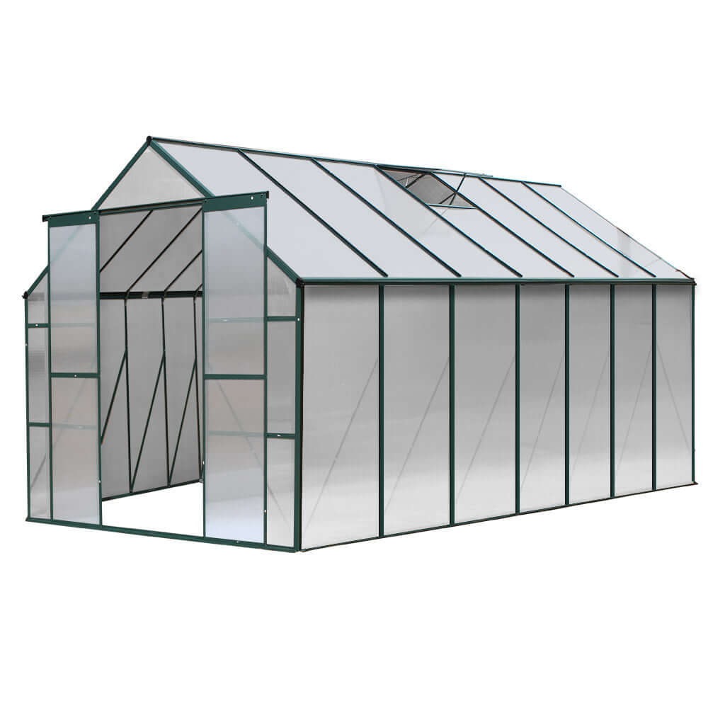 DSZ Product, feed-cond-new, feed-sl-DSZ Freight Payable, newGreenfingers Greenhouse 4.43 X 2.44 X 2.15M Aluminium Polycarbonate Green House Garden Shed - Premium Home & Garden > Greenhouses > Greenhouses & Accessories from Greenfingers ! Shop Online Buy Now at S & D's Value Store Family Business Best Customer ServiceDSZ Product, feed-cond-new, feed-sl-DSZ Freight Payable, new