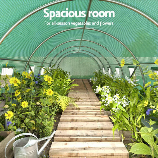 DSZ Product, feed-cond-new, feed-sl-DSZ Freight Payable, newGreenfingers Greenhouse Walk In Green House Tunnel Plant Garden Shed Dome 9 X 3 X 2M - Premium Home & Garden > Greenhouses > Greenhouses & Accessories from Greenfingers ! Shop Online Buy Now at S & D's Value Store Family Business Best Customer ServiceDSZ Product, feed-cond-new, feed-sl-DSZ Freight Payable, new