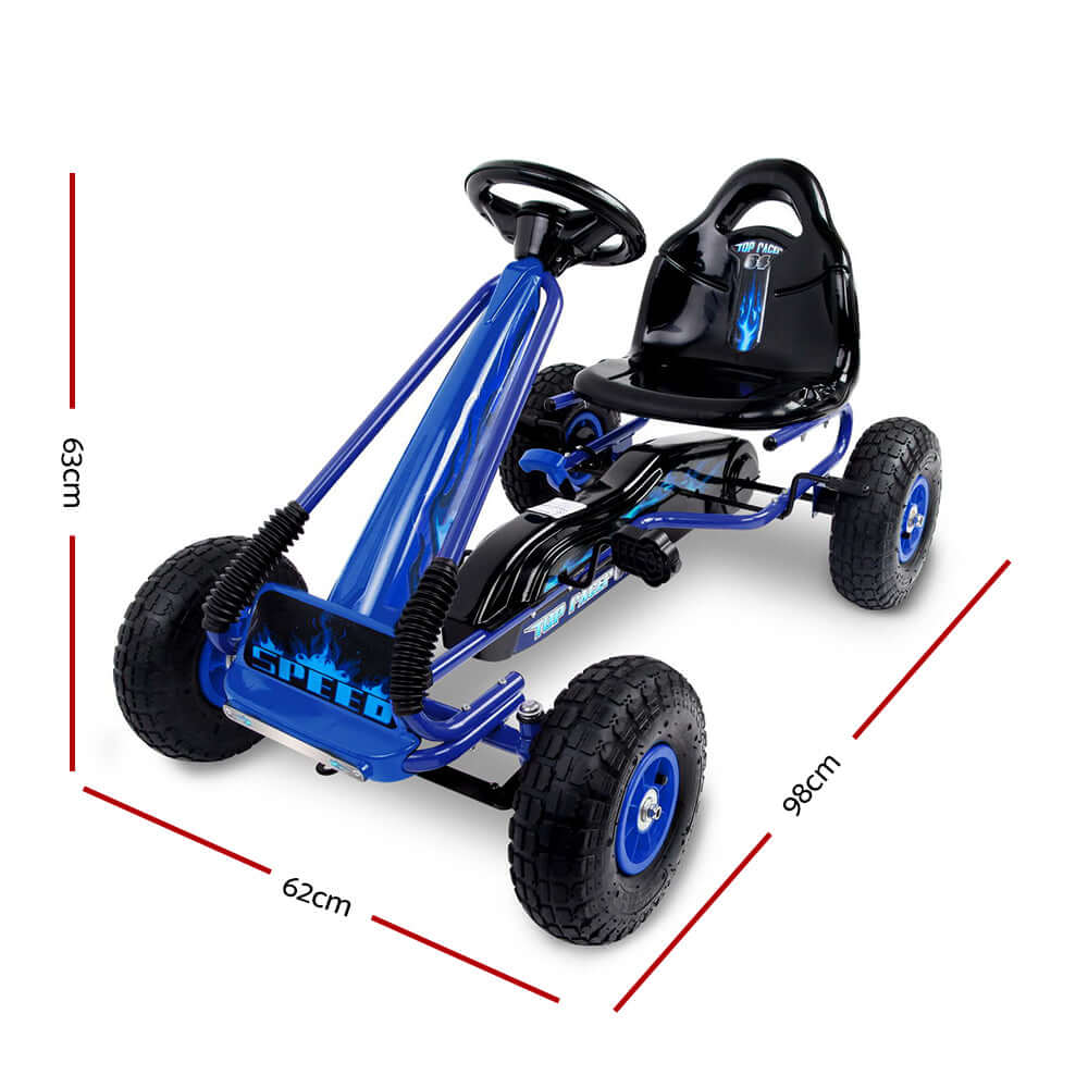 DSZ Product, feed-cond-new, feed-sl-DSZ Freight Payable, newRigo Kids Pedal Go Kart Ride On Toys Racing Car Rubber Tyre Blue - Premium Baby & Kids > Ride On Cars, Go-karts & Bikes > Ride On Cars from Rigo ! Shop Online Buy Now at S & D's Value Store Family Business Best Customer ServiceDSZ Product, feed-cond-new, feed-sl-DSZ Freight Payable, new