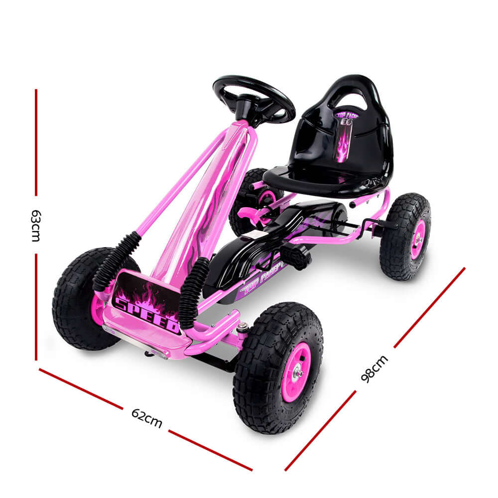 DSZ Product, feed-cond-new, feed-sl-DSZ Freight Payable, newRigo Kids Pedal Go Kart Ride On Toys Racing Car Rubber Tyre Pink - Premium Baby & Kids > Ride On Cars, Go-karts & Bikes > Ride On Cars from Rigo ! Shop Online Buy Now at S & D's Value Store Family Business Best Customer ServiceDSZ Product, feed-cond-new, feed-sl-DSZ Freight Payable, new