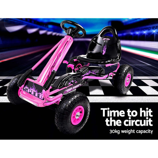 DSZ Product, feed-cond-new, feed-sl-DSZ Freight Payable, newRigo Kids Pedal Go Kart Ride On Toys Racing Car Rubber Tyre Pink - Premium Baby & Kids > Ride On Cars, Go-karts & Bikes > Ride On Cars from Rigo ! Shop Online Buy Now at S & D's Value Store Family Business Best Customer ServiceDSZ Product, feed-cond-new, feed-sl-DSZ Freight Payable, new