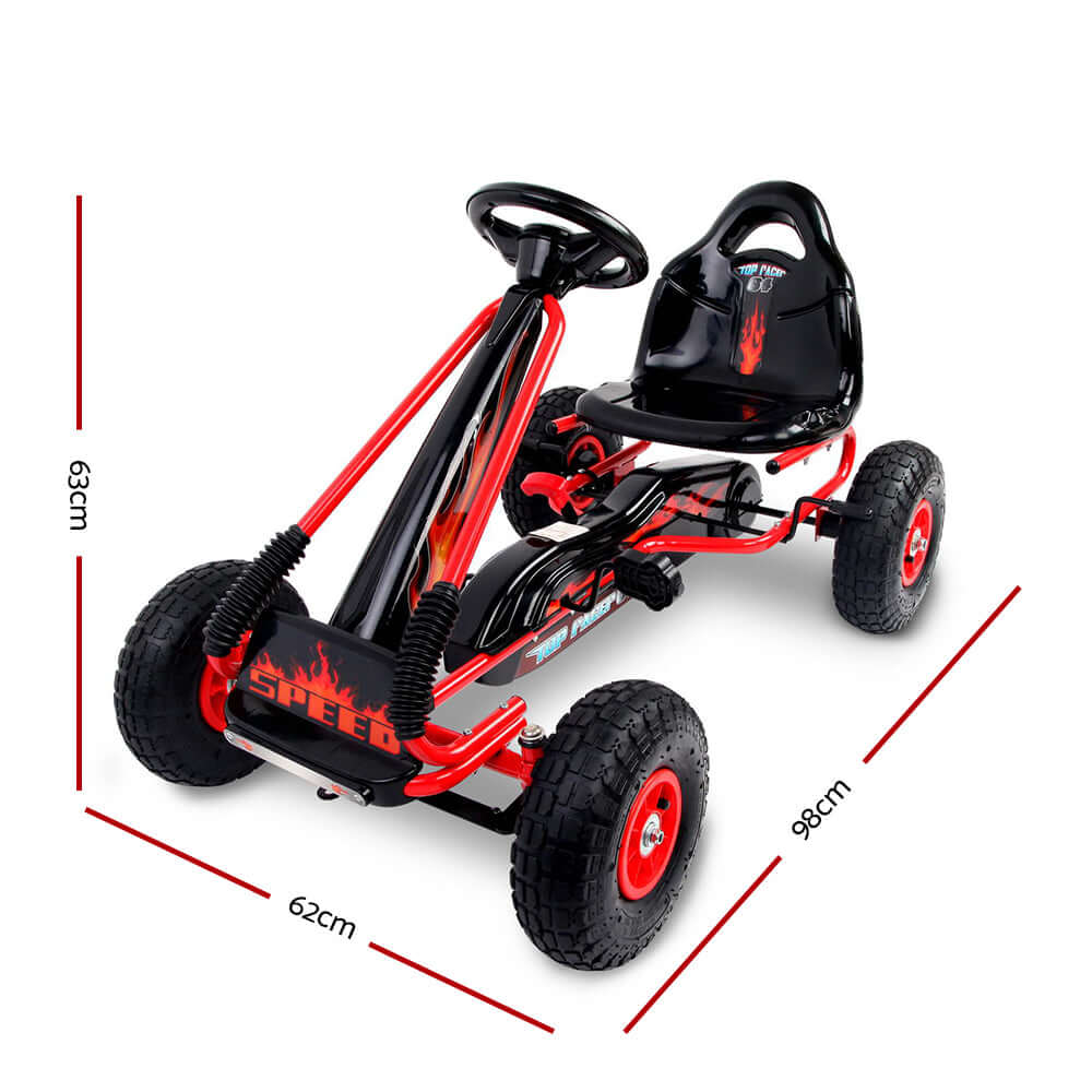 DSZ Product, feed-cond-new, feed-sl-DSZ Freight Payable, newRigo Kids Pedal Go Kart Ride On Toys Racing Car Rubber Tyre Red - Premium Baby & Kids > Ride On Cars, Go-karts & Bikes > Ride On Cars from Rigo ! Shop Online Buy Now at S & D's Value Store Family Business Best Customer ServiceDSZ Product, feed-cond-new, feed-sl-DSZ Freight Payable, new