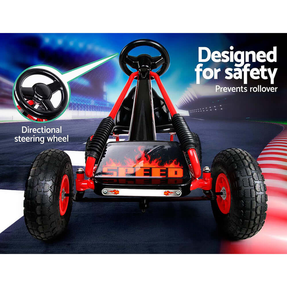 DSZ Product, feed-cond-new, feed-sl-DSZ Freight Payable, newRigo Kids Pedal Go Kart Ride On Toys Racing Car Rubber Tyre Red - Premium Baby & Kids > Ride On Cars, Go-karts & Bikes > Ride On Cars from Rigo ! Shop Online Buy Now at S & D's Value Store Family Business Best Customer ServiceDSZ Product, feed-cond-new, feed-sl-DSZ Freight Payable, new