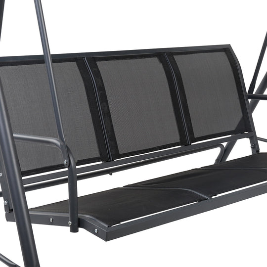 DSZ Product, feed-cond-new, feed-sl-DSZ Freight Payable, newGardeon Outdoor Swing Chair Garden Bench Furniture Canopy 3 Seater Mesh Black - Premium Furniture > Outdoor > Outdoor Chairs from Gardeon ! Shop Online Buy Now at S & D's Value Store Family Business Best Customer ServiceDSZ Product, feed-cond-new, feed-sl-DSZ Freight Payable, new