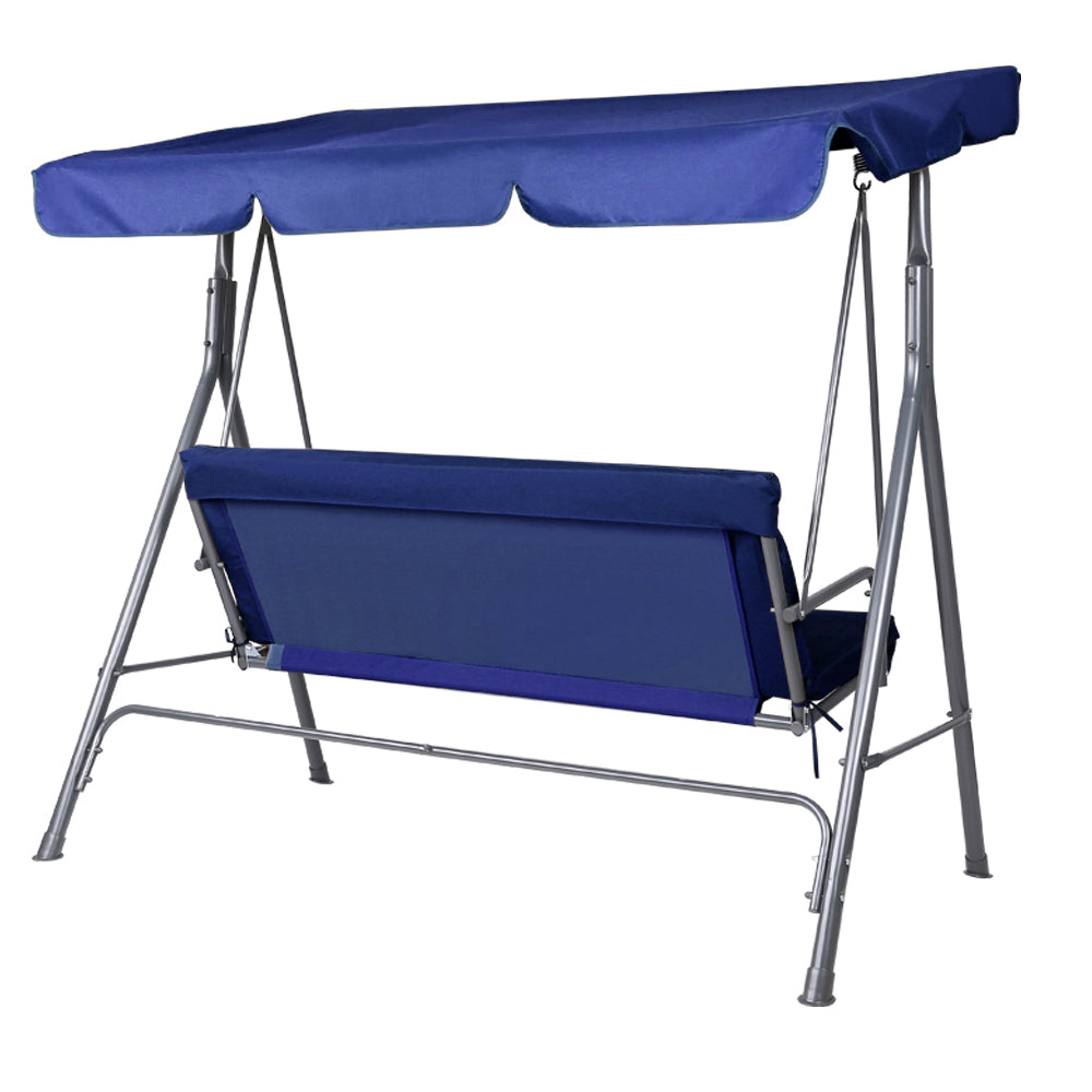 DSZ Product, feed-cond-new, feed-sl-DSZ Freight Payable, newGardeon Outdoor Swing Chair Garden Bench Furniture Canopy 3 Seater Navy - Premium Furniture > Outdoor > Outdoor Chairs from Gardeon ! Shop Online Buy Now at S & D's Value Store Family Business Best Customer ServiceDSZ Product, feed-cond-new, feed-sl-DSZ Freight Payable, new