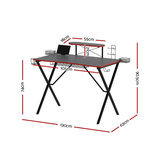 DSZ Product, feed-cond-new, feed-sl-DSZ Freight Payable, newArtiss Gaming Desk Computer Desks 105Cm - Premium Furniture > Office > Desks from Artiss ! Shop Online Buy Now at S & D's Value Store Family Business Best Customer ServiceDSZ Product, feed-cond-new, feed-sl-DSZ Freight Payable, new