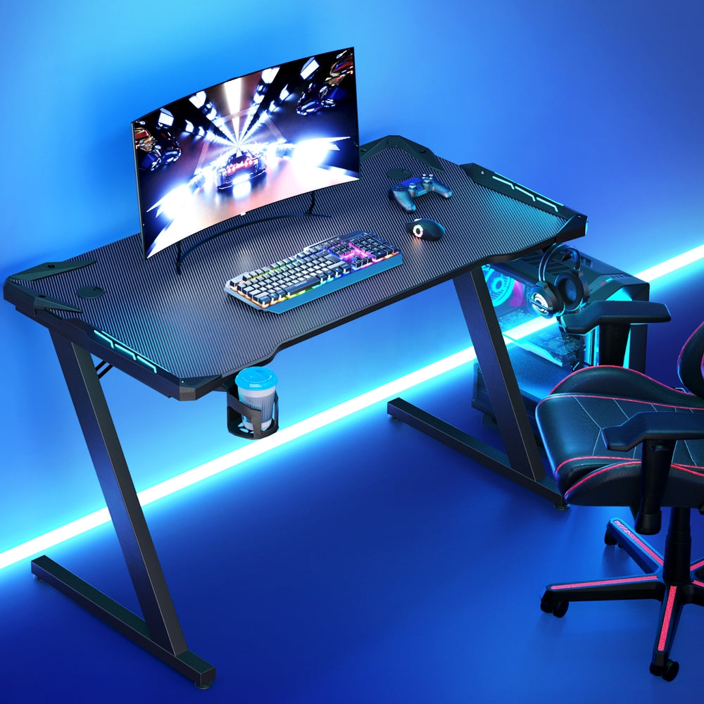 DSZ Product, feed-cond-new, feed-sl-DSZ Freight Payable, newArtiss Gaming Desk Computer Desks Led Light 120Cm - Premium Furniture > Office > Desks from Artiss ! Shop Online Buy Now at S & D's Value Store Family Business Best Customer ServiceDSZ Product, feed-cond-new, feed-sl-DSZ Freight Payable, new