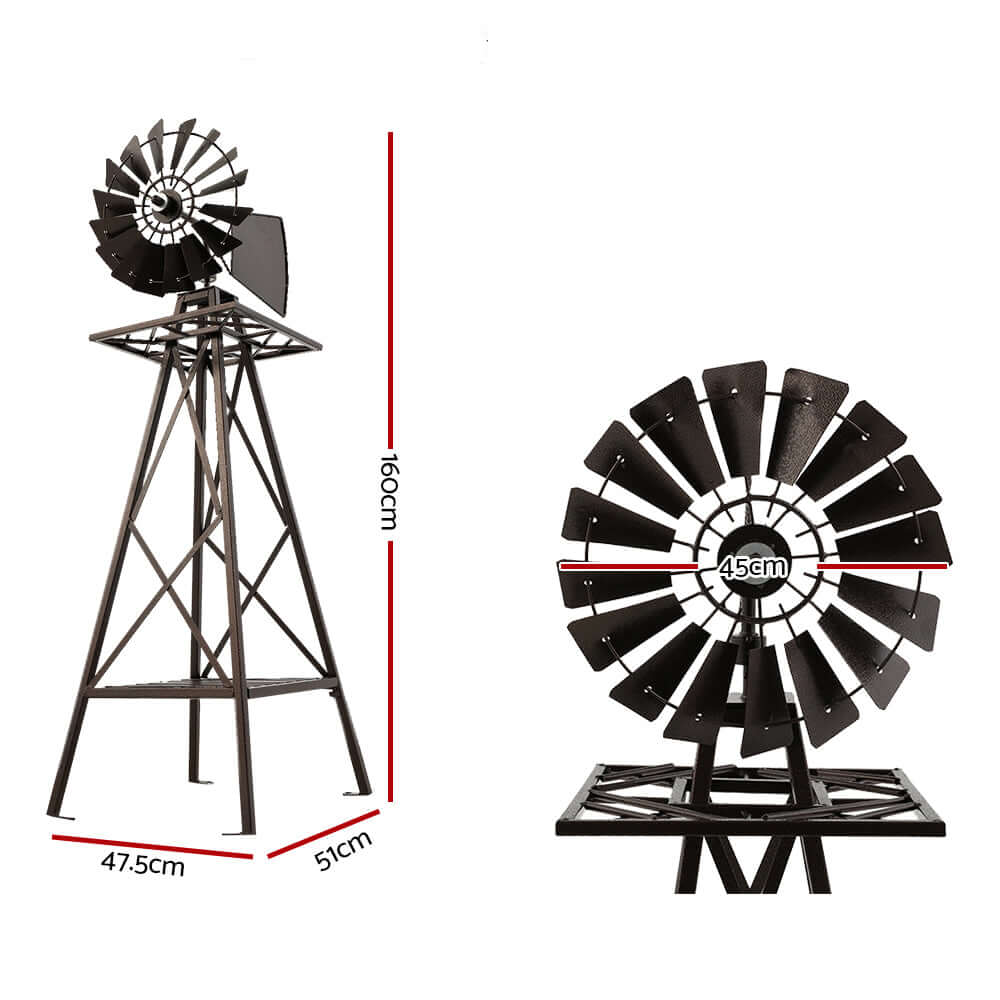 DSZ Product, feed-cond-new, feed-sl-DSZ Freight Payable, newGarden Windmill 160Cm Metal Ornaments Outdoor Decor Ornamental Wind Mill - Premium Home & Garden > Decor > Garden Ornaments from Gardeon ! Shop Online Buy Now at S & D's Value Store Family Business Best Customer ServiceDSZ Product, feed-cond-new, feed-sl-DSZ Freight Payable, new