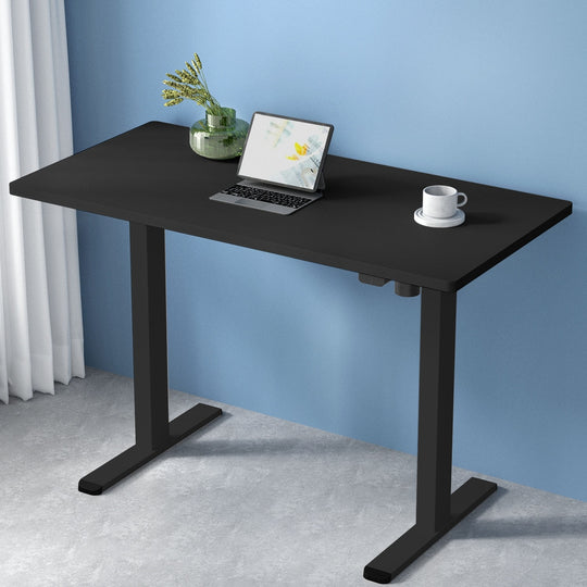 Artiss Standing Desk Motorised Black 140CM