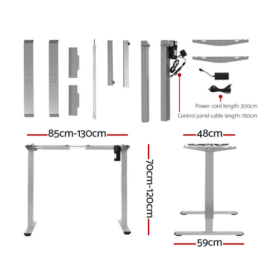 Artiss Standing Desk Motorised 120CM Black