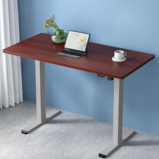 Artiss Standing Desk Motorised 140CM Walnut