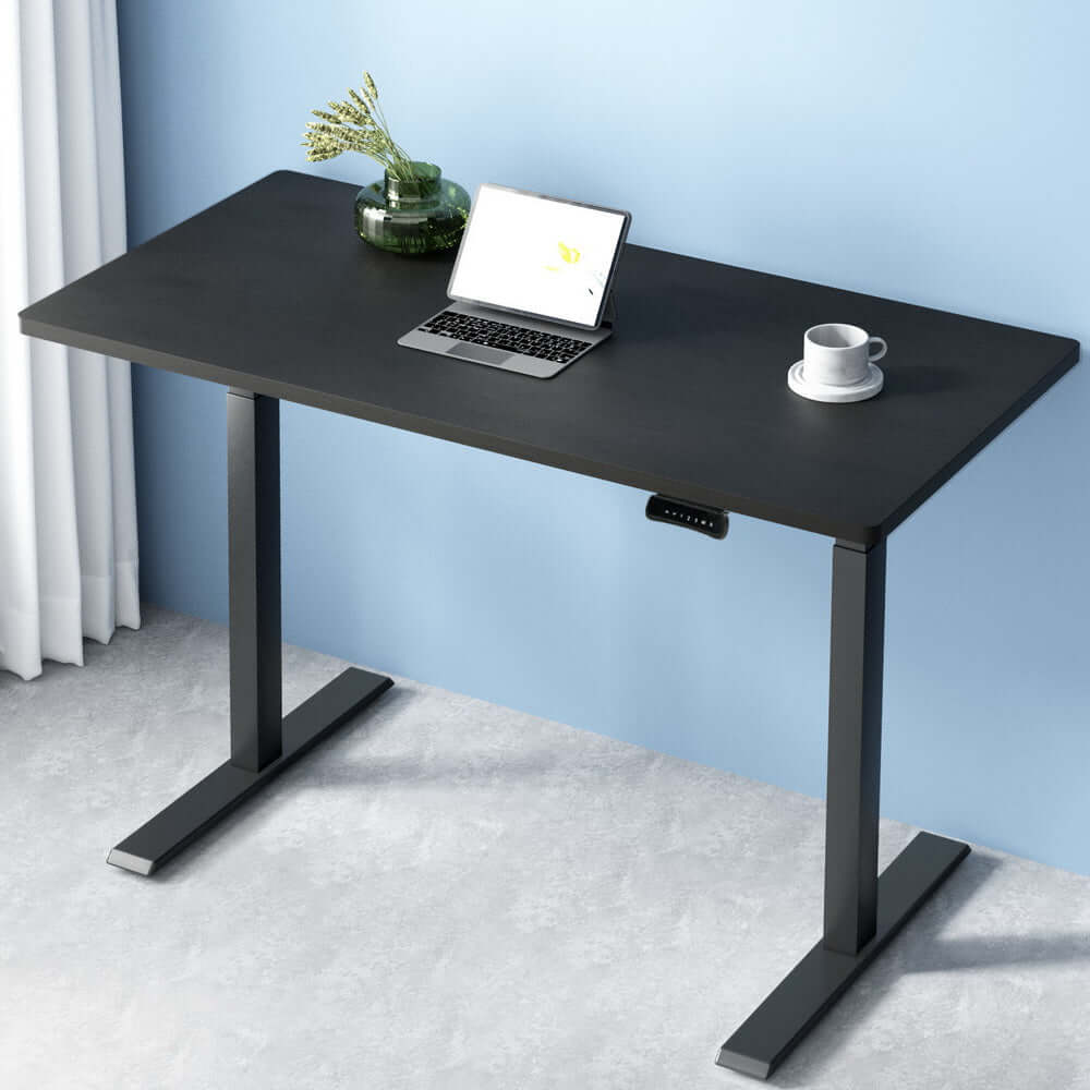 Artiss Standing Desk Motorised Dual Motor Black 120CM