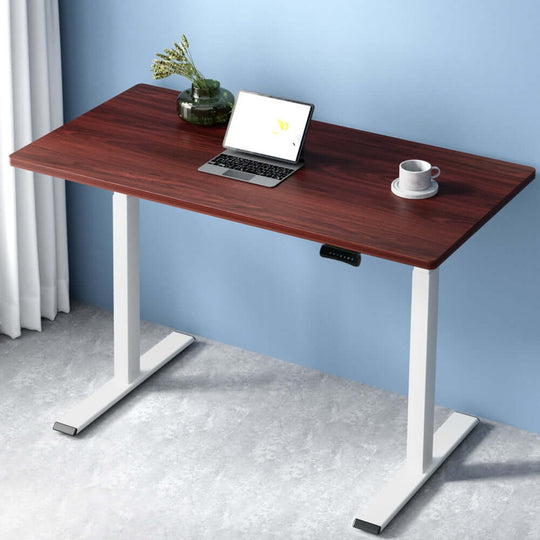 Artiss Standing Desk Motorised Dual Motor 120CM Walnut