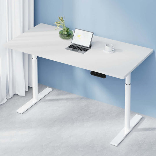 Artiss Standing Desk Motorised Electric Dual Motor 140CM White