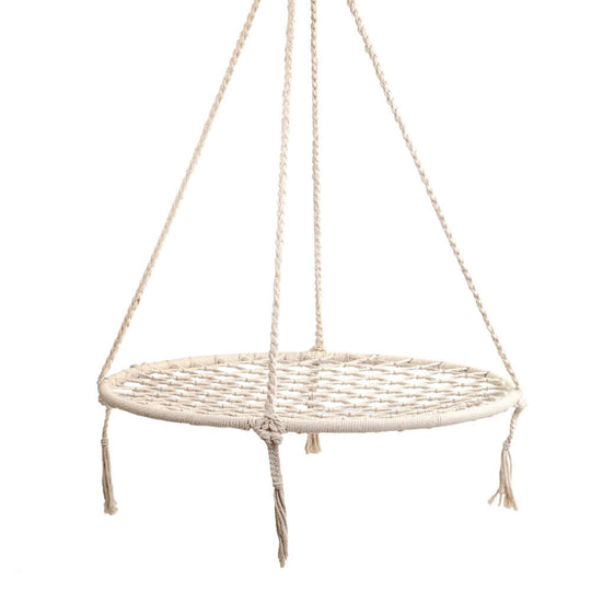 Affordable Gardeon hammock chair with tassels, perfect for kids and adults, durable for indoor or outdoor use.