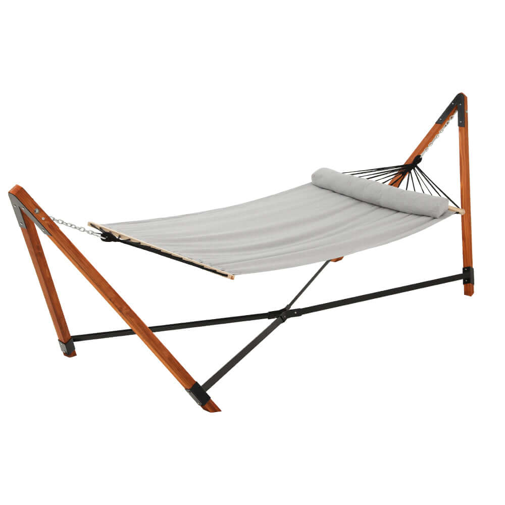 DSZ Product, feed-cond-new, feed-sl-DSZ Freight Payable, newGardeon Hammock Bed Outdoor Camping Timber Hammock With Stand Grey - Premium Home & Garden > Hammocks > Hammocks & Accessories from Gardeon ! Shop Online Buy Now at S & D's Value Store Family Business Best Customer ServiceDSZ Product, feed-cond-new, feed-sl-DSZ Freight Payable, new