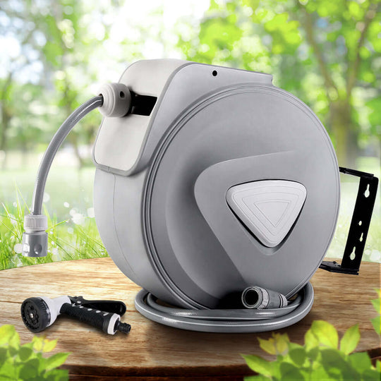 _label_, DSZ Product, feed-cond-new, feed-sl-free shipping, free-shippingWater Hose Reel 20M Retractable Auto Rewind Spray Gun Garden - Premium Home & Garden > Garden Tools > Garden Hoses from Unbranded ! Shop Online Buy Now at S & D's Value Store Family Business Best Customer Service_label_, DSZ Product, feed-cond-new, feed-sl-free shipping, free-shipping