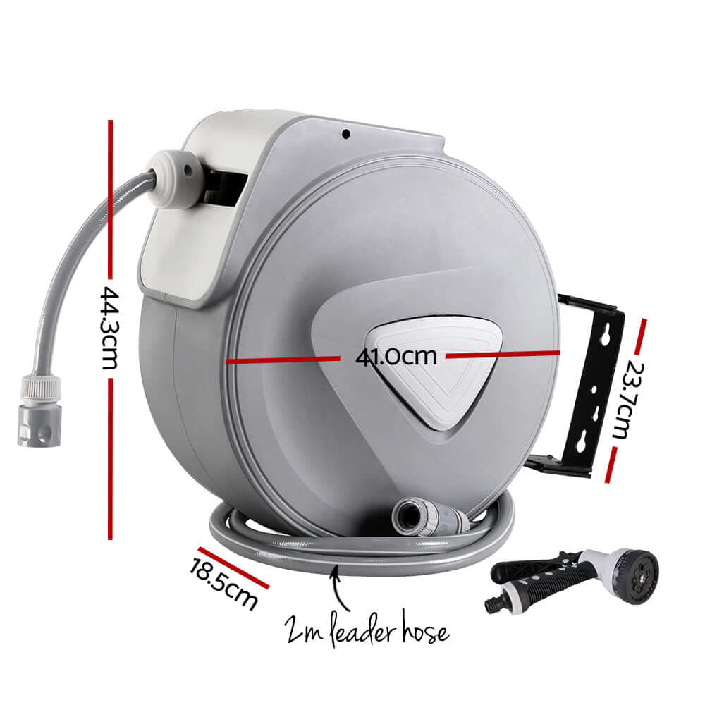 _label_, DSZ Product, feed-cond-new, feed-sl-free shipping, free-shippingWater Hose Reel 30M Retractable Garden Auto Rewind Spray Gun - Premium Home & Garden > Garden Tools > Garden Hoses from Unbranded ! Shop Online Buy Now at S & D's Value Store Family Business Best Customer Service_label_, DSZ Product, feed-cond-new, feed-sl-free shipping, free-shipping