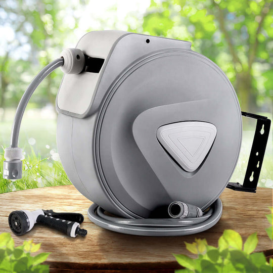 _label_, DSZ Product, feed-cond-new, feed-sl-free shipping, free-shippingWater Hose Reel 30M Retractable Garden Auto Rewind Spray Gun - Premium Home & Garden > Garden Tools > Garden Hoses from Unbranded ! Shop Online Buy Now at S & D's Value Store Family Business Best Customer Service_label_, DSZ Product, feed-cond-new, feed-sl-free shipping, free-shipping