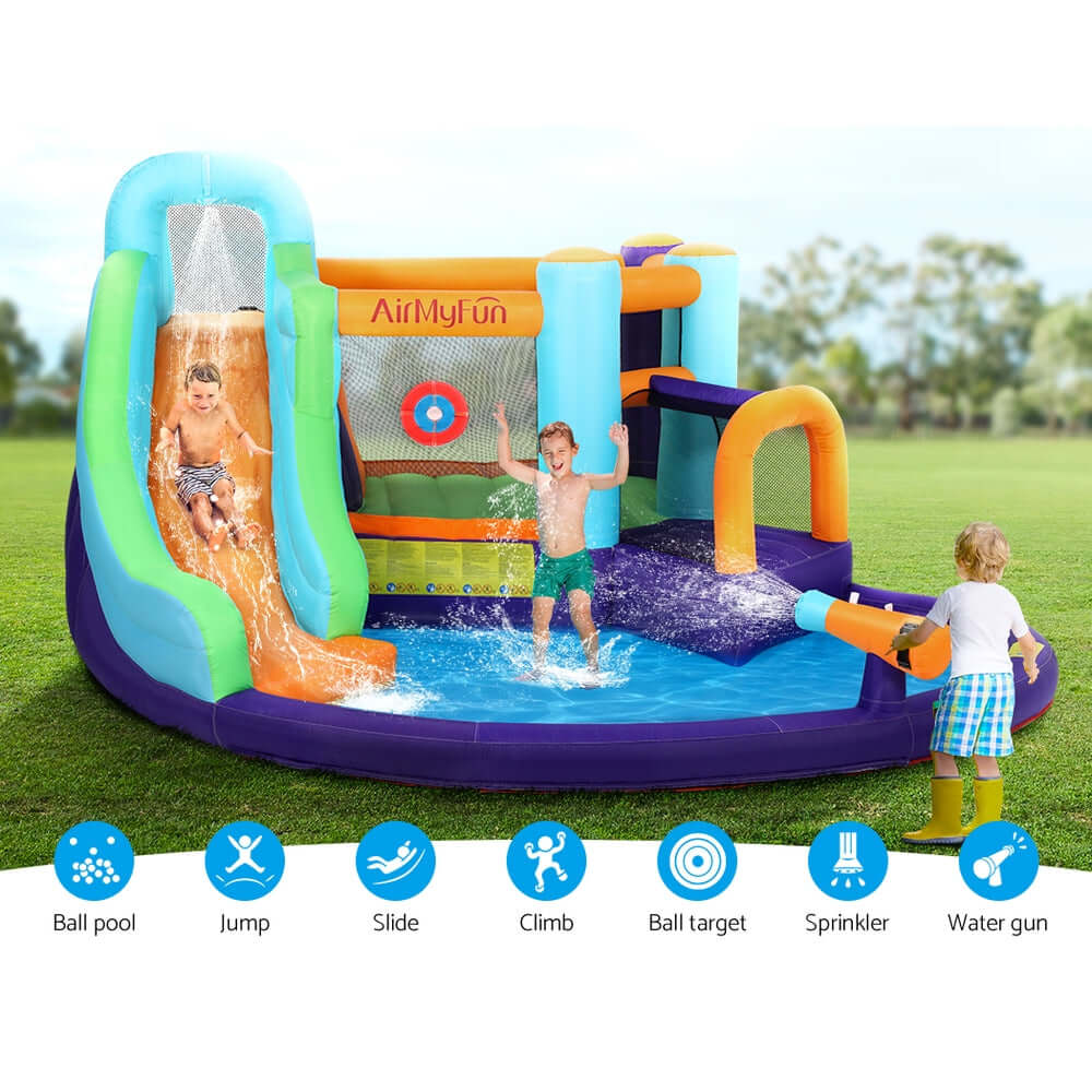 DSZ Product, feed-cond-new, feed-sl-DSZ Freight Payable, newAirmyfun Inflatable Water Slide Kids Jumping Castle Trampoline Outdoor - Premium Home & Garden > Pool & Accessories > Pool Toys & Inflatables from Airmyfun ! Shop Online Buy Now at S & D's Value Store Family Business Best Customer ServiceDSZ Product, feed-cond-new, feed-sl-DSZ Freight Payable, new