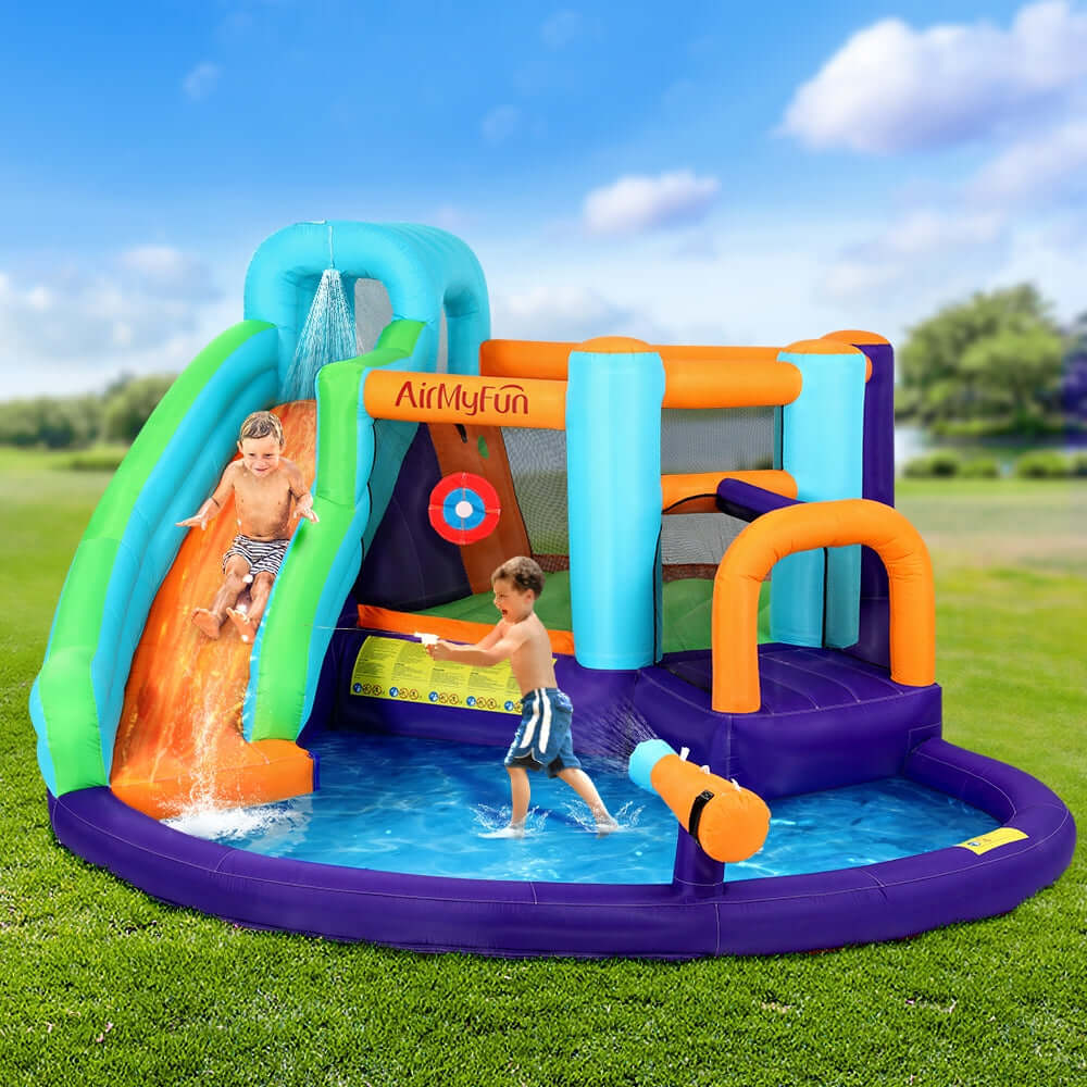 DSZ Product, feed-cond-new, feed-sl-DSZ Freight Payable, newAirmyfun Inflatable Water Slide Kids Jumping Castle Trampoline Outdoor - Premium Home & Garden > Pool & Accessories > Pool Toys & Inflatables from Airmyfun ! Shop Online Buy Now at S & D's Value Store Family Business Best Customer ServiceDSZ Product, feed-cond-new, feed-sl-DSZ Freight Payable, new