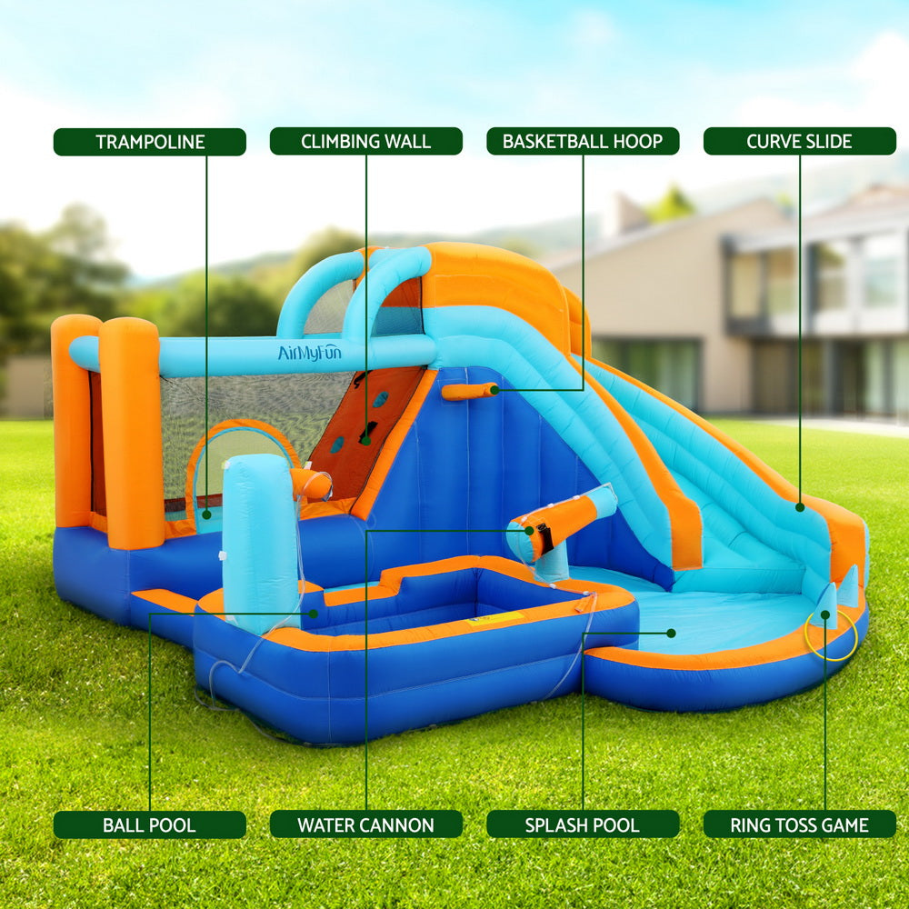 DSZ Product, feed-cond-new, feed-sl-DSZ Freight Payable, newAirmyfun Kids Inflatable Pool Water Slide Park Jumping Castle Bounce 382 X 381Cm - Premium Baby & Kids > Baby & Kid's Toys > Outdoor Play Equipment from Airmyfun ! Shop Online Buy Now at S & D's Value Store Family Business Best Customer ServiceDSZ Product, feed-cond-new, feed-sl-DSZ Freight Payable, new