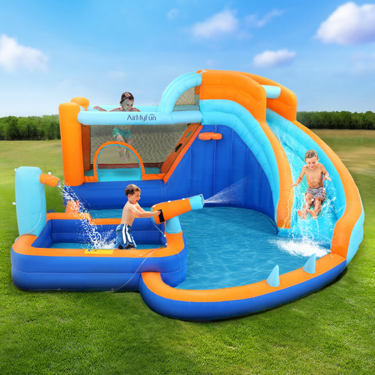 DSZ Product, feed-cond-new, feed-sl-DSZ Freight Payable, newAirmyfun Kids Inflatable Pool Water Slide Park Jumping Castle Bounce 382 X 381Cm - Premium Baby & Kids > Baby & Kid's Toys > Outdoor Play Equipment from Airmyfun ! Shop Online Buy Now at S & D's Value Store Family Business Best Customer ServiceDSZ Product, feed-cond-new, feed-sl-DSZ Freight Payable, new