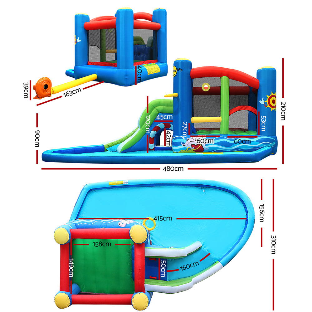 DSZ Product, feed-cond-new, feed-sl-DSZ Freight Payable, newHappy Hop Inflatable Water Slide Jumping Trampoline Castle Bouncer Toy Splash - Premium Home & Garden > Pool & Accessories > Pool Toys & Inflatables from Happy Hop ! Shop Online Buy Now at S & D's Value Store Family Business Best Customer ServiceDSZ Product, feed-cond-new, feed-sl-DSZ Freight Payable, new