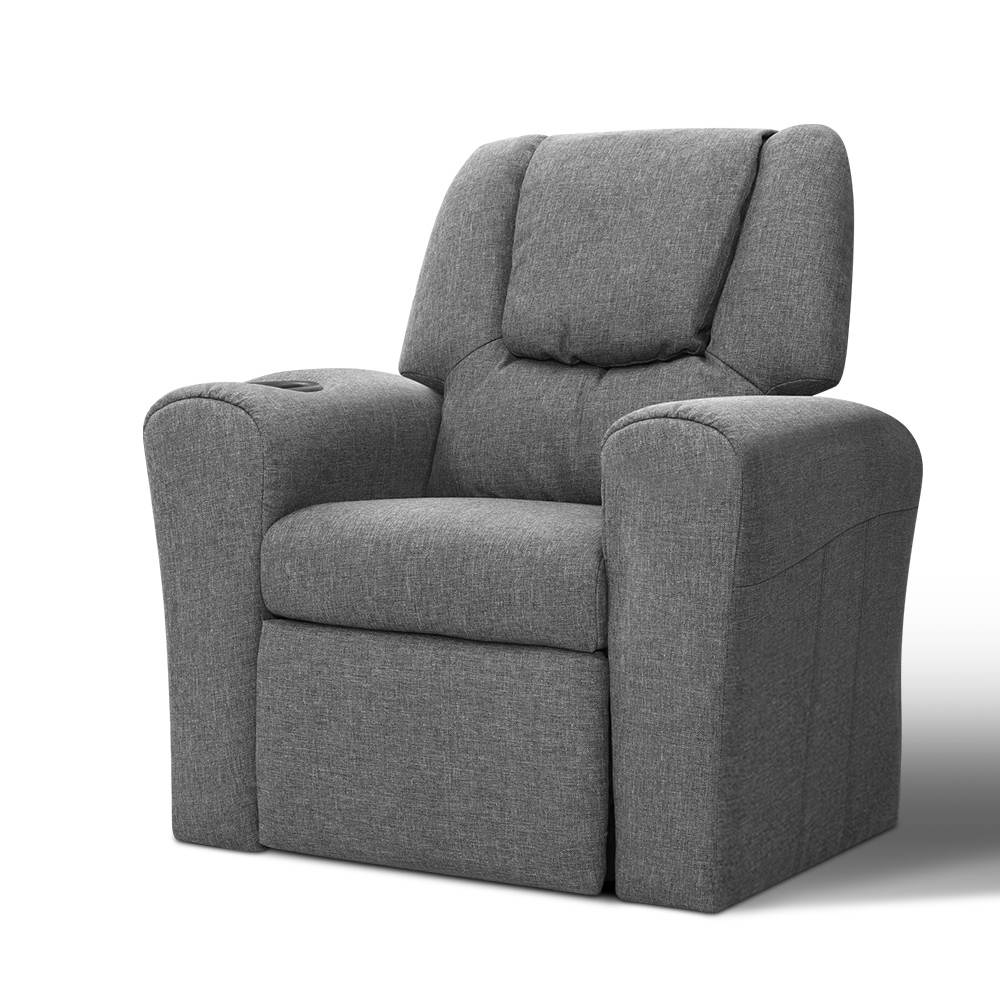 DSZ Product, feed-cond-new, feed-sl-DSZ Freight Payable, newKeezi Kids Recliner Chair Linen Soft Sofa Lounge Couch Children Armchair Grey - Premium Furniture > Bar Stools & Chairs > Arm Chairs & Recliners from Keezi ! Shop Online Buy Now at S & D's Value Store Family Business Best Customer ServiceDSZ Product, feed-cond-new, feed-sl-DSZ Freight Payable, new