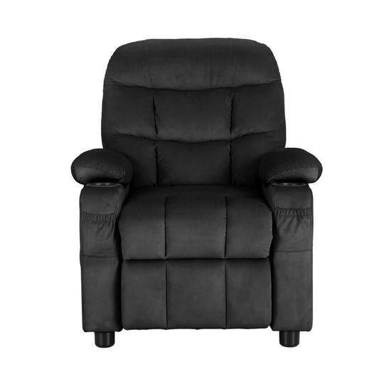 DSZ Product, feed-cond-new, feed-sl-DSZ Freight Payable, newKeezi Kids Recliner Chair Black Velvet Sofa Lounge Couch Children Charis Armchair - Premium Baby & Kids > Kid's Furniture > Kid's Tables, Chairs & Seats from Keezi ! Shop Online Buy Now at S & D's Value Store Family Business Best Customer ServiceDSZ Product, feed-cond-new, feed-sl-DSZ Freight Payable, new