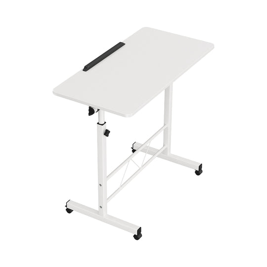 Artiss Laptop Desk Table Adjustable 80Cm White