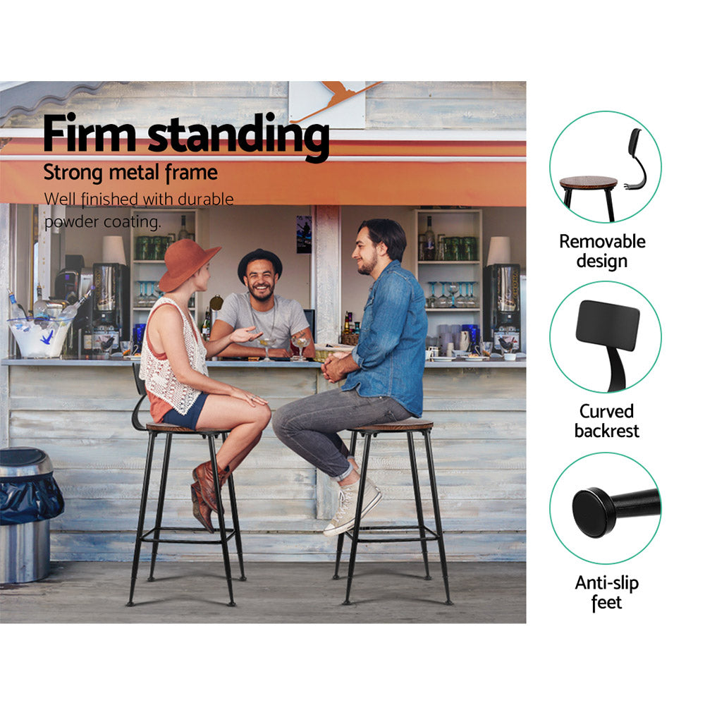 DSZ Product, feed-cond-new, feed-sl-DSZ Freight Payable, newArtiss 4 X  Bar Stools Vintage Metal Chairs - Premium Furniture > Bar Stools & Chairs > Table & Bar Stools from Artiss ! Shop Online Buy Now at S & D's Value Store Family Business Best Customer ServiceDSZ Product, feed-cond-new, feed-sl-DSZ Freight Payable, new