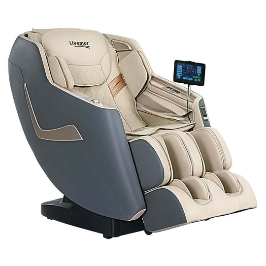 Livemor Electric Massage Chair Recliner with luxurious design and advanced features for comfortable relaxation.