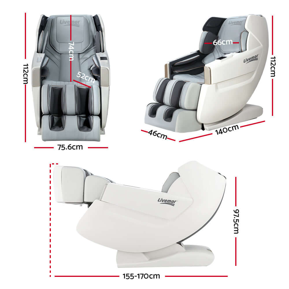 DSZ Product, feed-cond-new, feed-sl-DSZ Freight Payable, newLivemor Massage Chair Electric Recliner Massager White Varitas - Premium Furniture > Bar Stools & Chairs > Massage Chairs from Livemor ! Shop Online Buy Now at S & D's Value Store Family Business Best Customer ServiceDSZ Product, feed-cond-new, feed-sl-DSZ Freight Payable, new