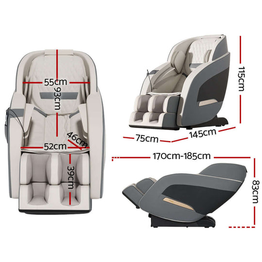 DSZ Product, feed-cond-new, feed-sl-DSZ Freight Payable, newLivemor Massage Chair Electric Recliner Massager Grey Decima - Premium Furniture > Bar Stools & Chairs > Massage Chairs from Livemor ! Shop Online Buy Now at S & D's Value Store Family Business Best Customer ServiceDSZ Product, feed-cond-new, feed-sl-DSZ Freight Payable, new