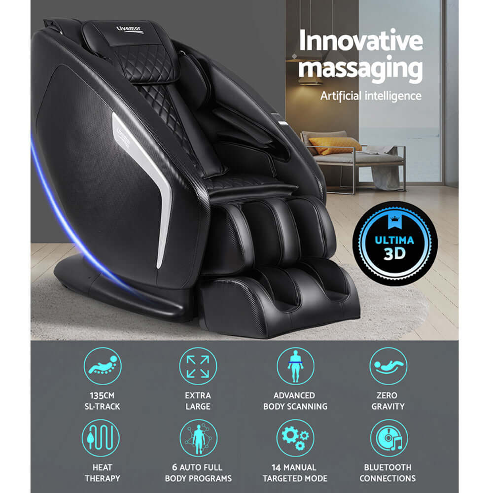 DSZ Product, feed-cond-new, feed-sl-DSZ Freight Payable, newLivemor 3D Massage Chair Electric Recliner Massager Delmue - Premium Furniture > Bar Stools & Chairs > Massage Chairs from Livemor ! Shop Online Buy Now at S & D's Value Store Family Business Best Customer ServiceDSZ Product, feed-cond-new, feed-sl-DSZ Freight Payable, new