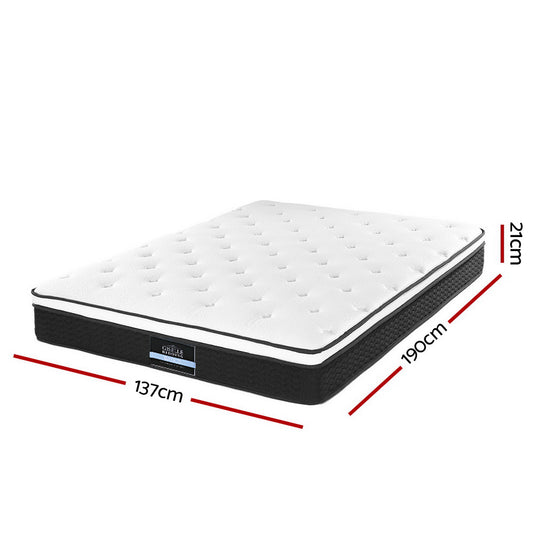 DSZ Product, feed-cond-new, feed-sl-DSZ Freight Payable, newGiselle Bedding 21Cm Mattress Euro Top Double - Premium Furniture > Mattresses > Mattress Toppers from Giselle Bedding ! Shop Online Buy Now at S & D's Value Store Family Business Best Customer ServiceDSZ Product, feed-cond-new, feed-sl-DSZ Freight Payable, new