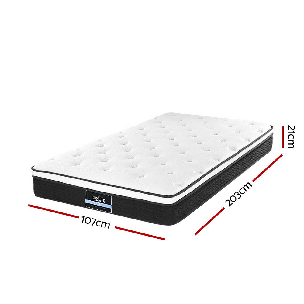 DSZ Product, feed-cond-new, feed-sl-DSZ Freight Payable, newGiselle Bedding 21Cm Mattress Euro Top King Single - Premium Furniture > Mattresses > Mattress Toppers from Giselle Bedding ! Shop Online Buy Now at S & D's Value Store Family Business Best Customer ServiceDSZ Product, feed-cond-new, feed-sl-DSZ Freight Payable, new