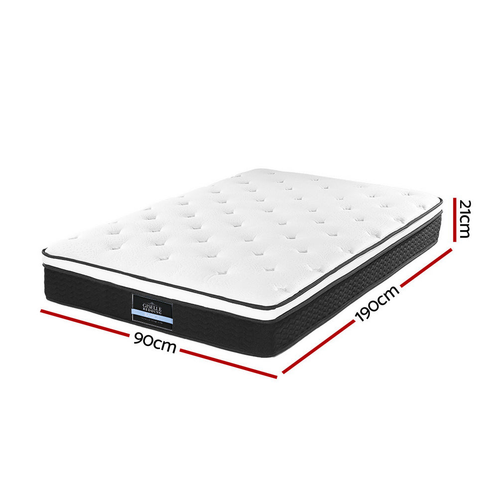 DSZ Product, feed-cond-new, feed-sl-DSZ Freight Payable, newGiselle Bedding 21Cm Mattress Euro Top Single - Premium Furniture > Mattresses > Mattress Toppers from Giselle Bedding ! Shop Online Buy Now at S & D's Value Store Family Business Best Customer ServiceDSZ Product, feed-cond-new, feed-sl-DSZ Freight Payable, new