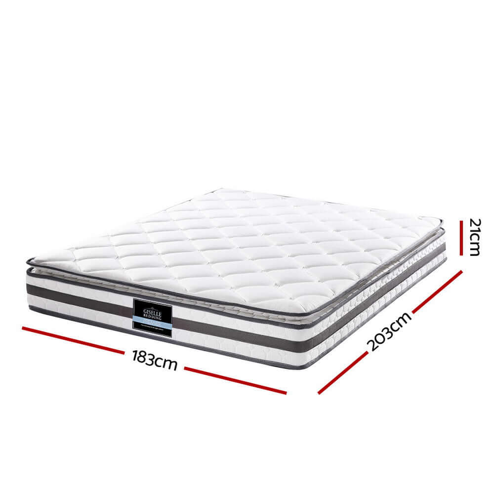 DSZ Product, feed-cond-new, feed-sl-DSZ Freight Payable, newGiselle Bedding 21Cm Mattress Pillow Top King - Premium Bedroom > Mattresses from Giselle Bedding ! Shop Online Buy Now at S & D's Value Store Family Business Best Customer ServiceDSZ Product, feed-cond-new, feed-sl-DSZ Freight Payable, new