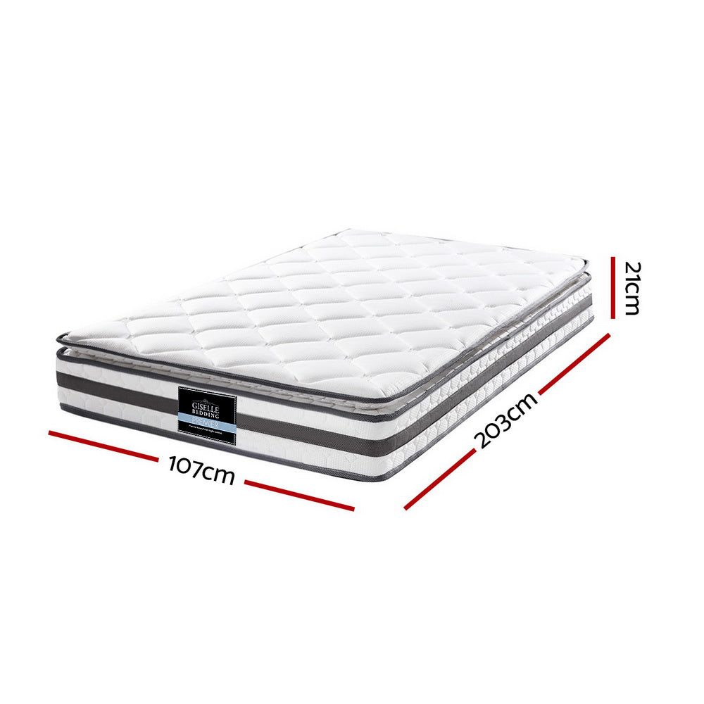 DSZ Product, feed-cond-new, feed-sl-DSZ Freight Payable, newGiselle Bedding 21Cm Mattress Pillow Top King Single - Premium Furniture > Mattresses > Mattress Toppers from Giselle Bedding ! Shop Online Buy Now at S & D's Value Store Family Business Best Customer ServiceDSZ Product, feed-cond-new, feed-sl-DSZ Freight Payable, new