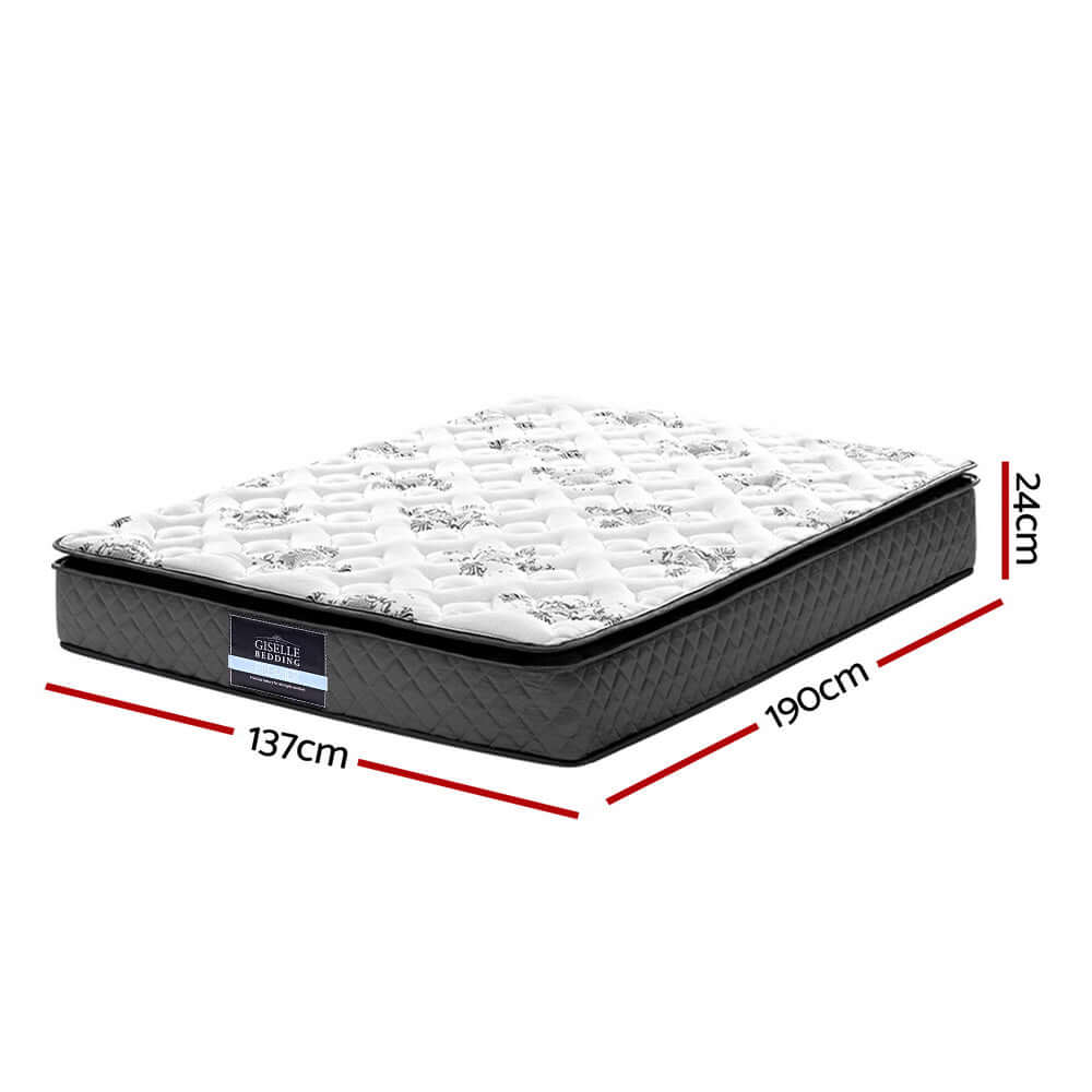 DSZ Product, feed-cond-new, feed-sl-DSZ Freight Payable, newGiselle Bedding 24Cm Mattress Pillow Top Double - Premium Bedroom > Mattresses from Giselle Bedding ! Shop Online Buy Now at S & D's Value Store Family Business Best Customer ServiceDSZ Product, feed-cond-new, feed-sl-DSZ Freight Payable, new