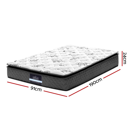 DSZ Product, feed-cond-new, feed-sl-DSZ Freight Payable, newGiselle Bedding 24Cm Mattress Pillow Top Single - Premium Furniture > Mattresses > Mattress Toppers from Giselle Bedding ! Shop Online Buy Now at S & D's Value Store Family Business Best Customer ServiceDSZ Product, feed-cond-new, feed-sl-DSZ Freight Payable, new