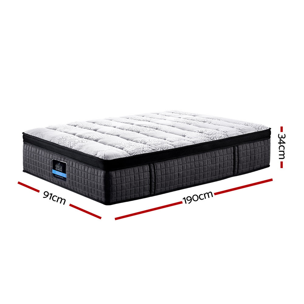 DSZ Product, feed-cond-new, feed-sl-DSZ Freight Payable, newGiselle Bedding 34Cm Mattress 9 Zone Latex Foam Single - Premium Furniture > Mattresses > Mattress Toppers from Giselle Bedding ! Shop Online Buy Now at S & D's Value Store Family Business Best Customer ServiceDSZ Product, feed-cond-new, feed-sl-DSZ Freight Payable, new