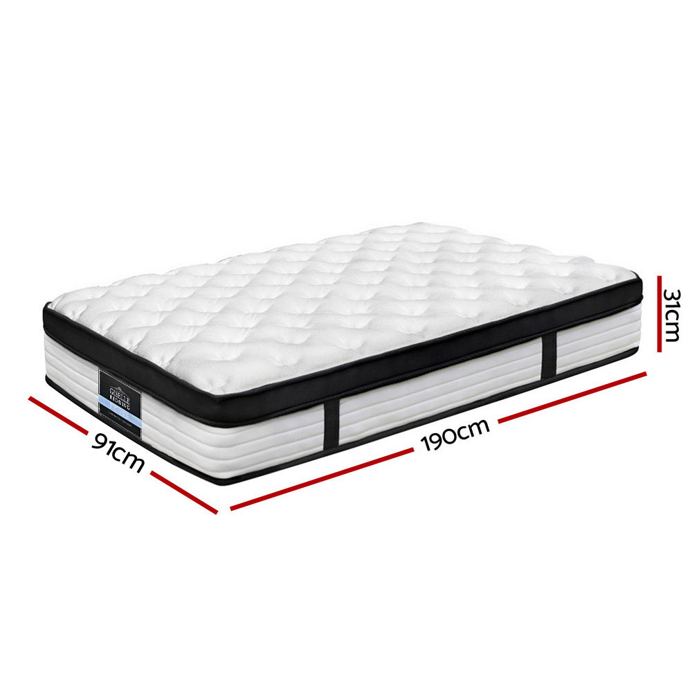 DSZ Product, feed-cond-new, feed-sl-DSZ Freight Payable, newGiselle Bedding 31Cm Mattress Euro Top Single - Premium Furniture > Mattresses > Mattress Toppers from Giselle Bedding ! Shop Online Buy Now at S & D's Value Store Family Business Best Customer ServiceDSZ Product, feed-cond-new, feed-sl-DSZ Freight Payable, new