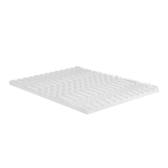 DSZ Product, feed-cond-new, feed-sl-DSZ Freight Payable, newGiselle Bedding Memory Foam Mattress Topper 7 - Zone Airflow Pad 8Cm King White - Premium Furniture > Mattresses > Mattress Toppers from Giselle Bedding ! Shop Online Buy Now at S & D's Value Store Family Business Best Customer ServiceDSZ Product, feed-cond-new, feed-sl-DSZ Freight Payable, new