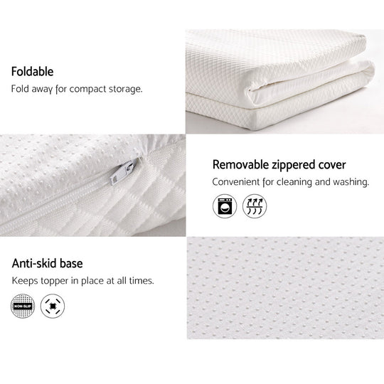 DSZ Product, feed-cond-new, feed-sl-DSZ Freight Payable, newGiselle Bedding Memory Foam Mattress Topper 8Cm Queen - Premium Furniture > Mattresses > Mattress Toppers from Giselle Bedding ! Shop Online Buy Now at S & D's Value Store Family Business Best Customer ServiceDSZ Product, feed-cond-new, feed-sl-DSZ Freight Payable, new