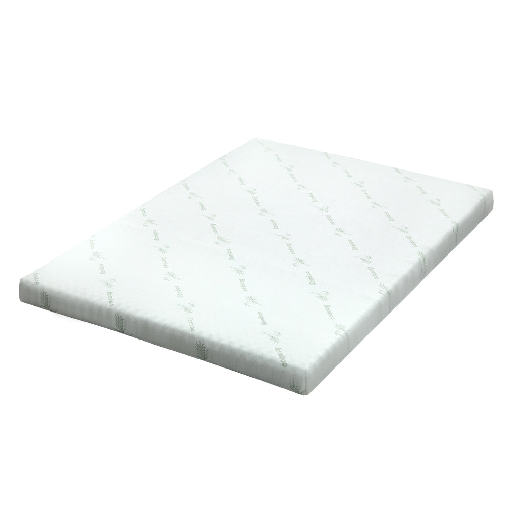 DSZ Product, feed-cond-new, feed-sl-DSZ Freight Payable, newGiselle Bedding Memory Foam Mattress Topper Cool Gel Bed Mat Bamboo 10Cm Double - Premium Furniture > Mattresses > Mattress Toppers from Giselle Bedding ! Shop Online Buy Now at S & D's Value Store Family Business Best Customer ServiceDSZ Product, feed-cond-new, feed-sl-DSZ Freight Payable, new